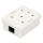 ExtraLink  Gniazdo natynkowe 1x port RJ45 UTP 5e (biała) - 1323257 - zdjęcie 2